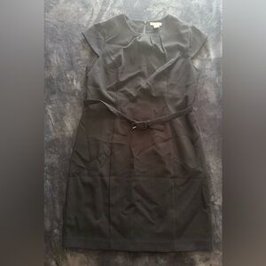 H&M Black Mini Dress with Belt